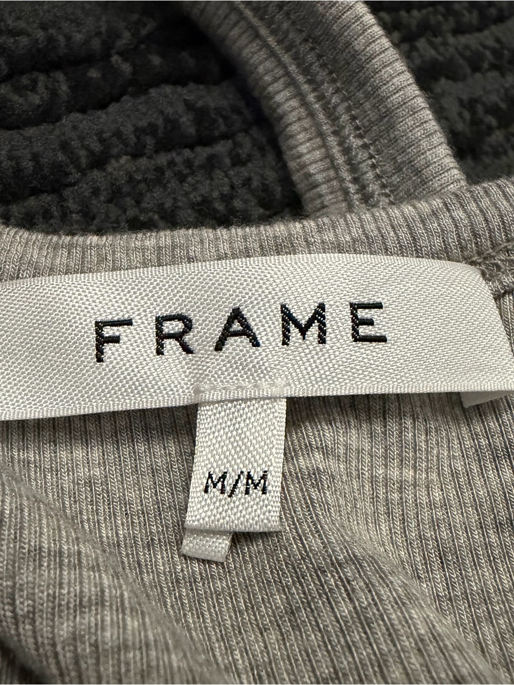 FRAME denim Racerback Rib Embroidered Tank Top - Picture 5 of 7